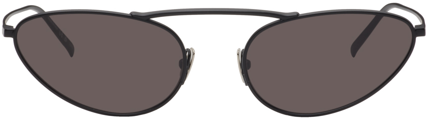 Saint Laurent Black Sl 538 Sunglasses In Black-black-black