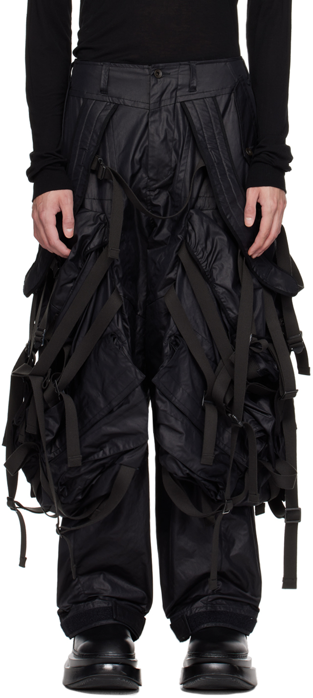 Black Backpack Cargo Pants