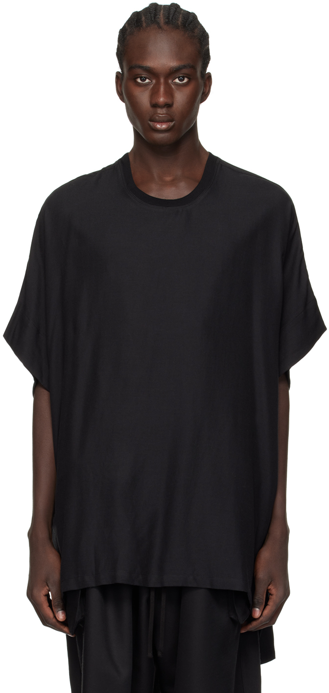 Black Poncho T-Shirt