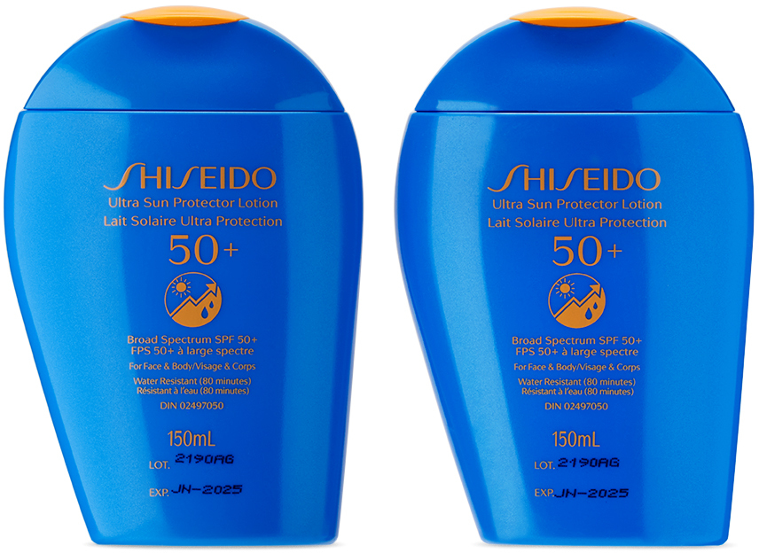 Shop Shiseido Ultra Sun Protector Lotion Duo, 2 X 150 ml In N/a