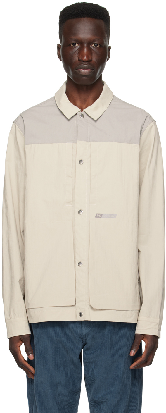 Chemise PAUL SMITH PS - Rayures Bleu Et Blanc - Taille S (Pit To Pit 20") - Coton & Lin - Neuf Avec Étiquettes