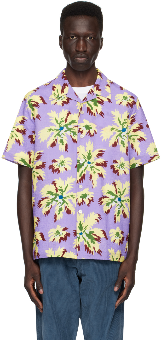 Shop Ps By Paul Smith Multicolor Floral Shirt In 51 Purples