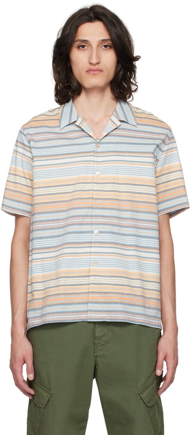 Shop Ps By Paul Smith Multicolor Striped Shirt In 92 Multicolour
