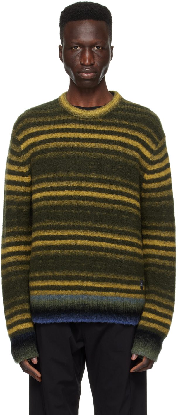 Shop Ps By Paul Smith Multicolor Stripe Sweater In 38 Greens