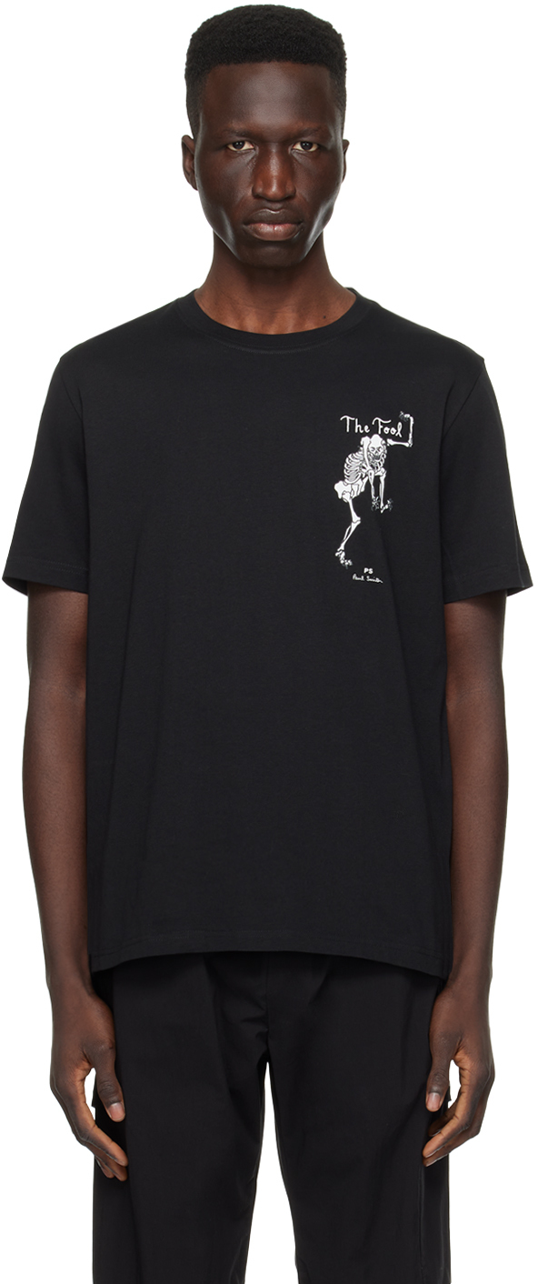 Shop Ps By Paul Smith Black 'the Fool' T-shirt In 79 Blacks