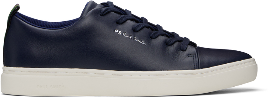 Ps By Paul Smith Lee Tape Sneakers In Navy