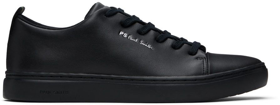Shop Ps By Paul Smith Black Leather Lee Sneakers In 79 Blacks