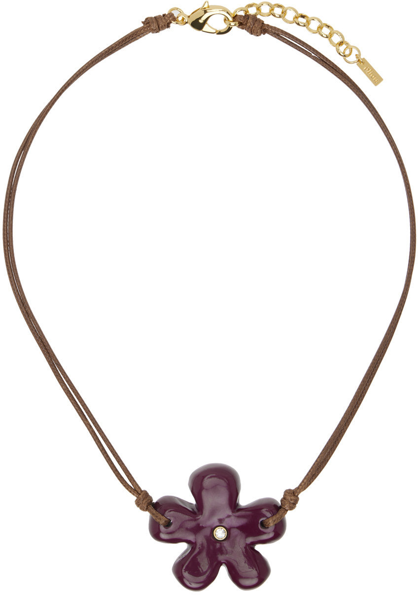 Shop Eliou Purple Lory Necklace