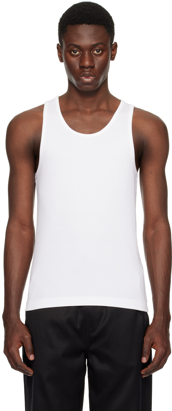 MFPEN Two-Pack Ribbed Organic Cotton Tank Tops for Men