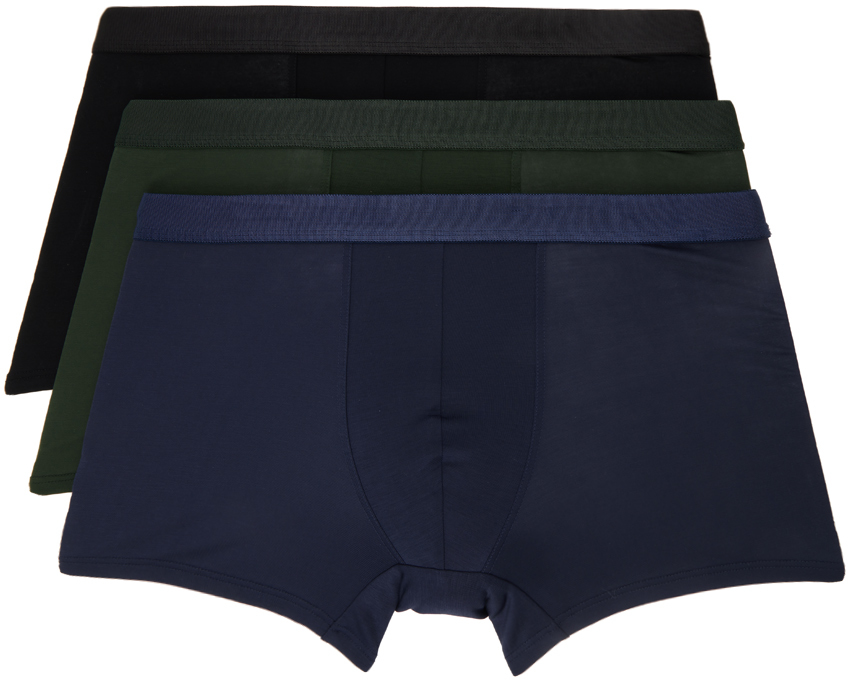 Three-Pack Multicolor Boxer Briefs by Sky High Farm Workwear on Sale