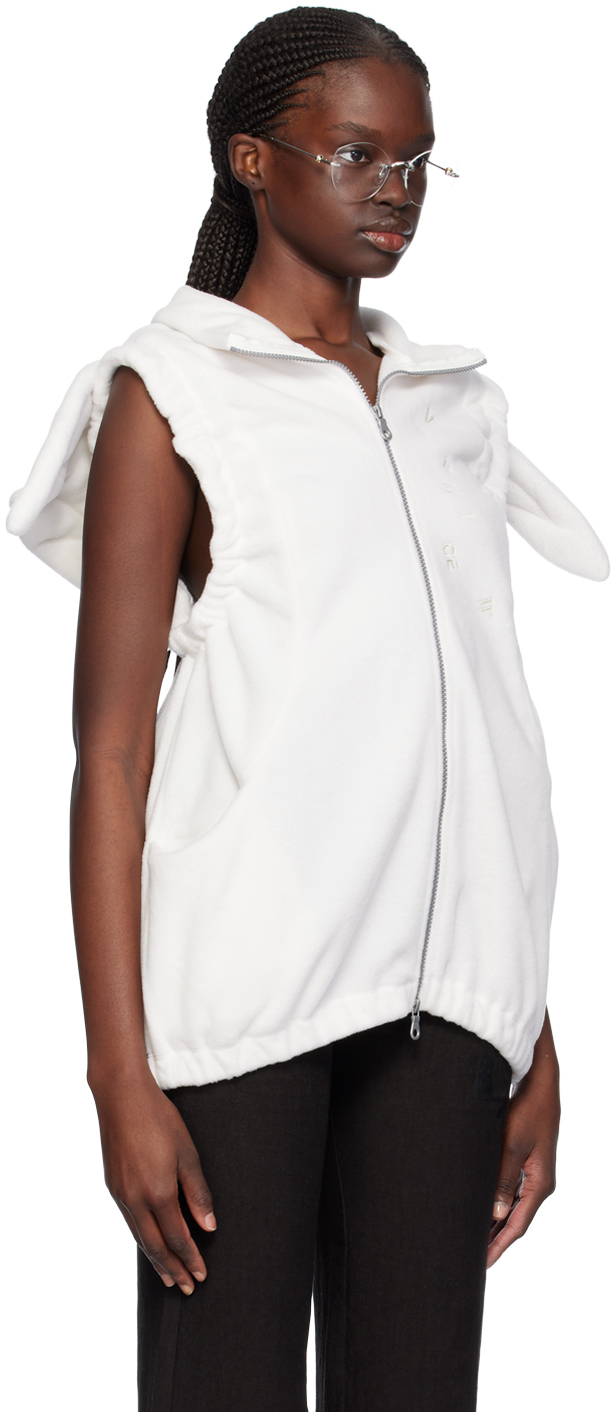 VeniceW SSENSE Exclusive White Wings Vest | Smart Closet