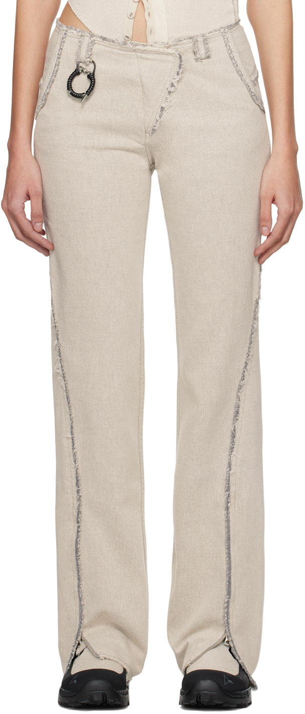 【関税込み】HYEIN SEO SSENSE限定 グレー ジーンズ SSENSE Exclusive Gray Jeans by HYEIN SEO on Sale