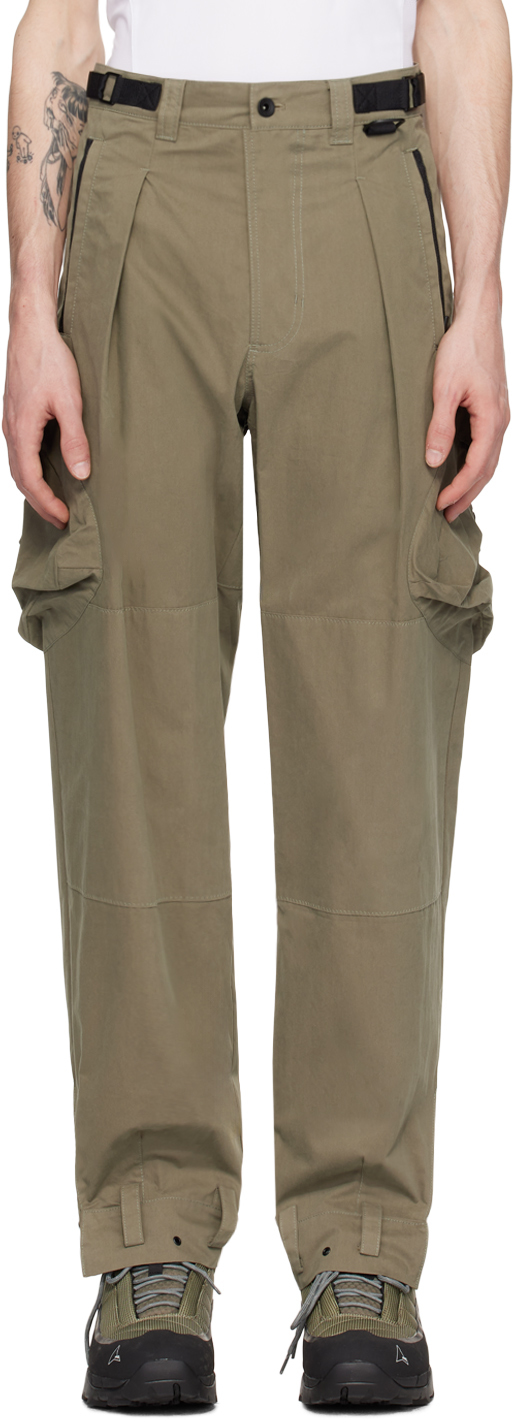 Khaki Military Cargo Pants
