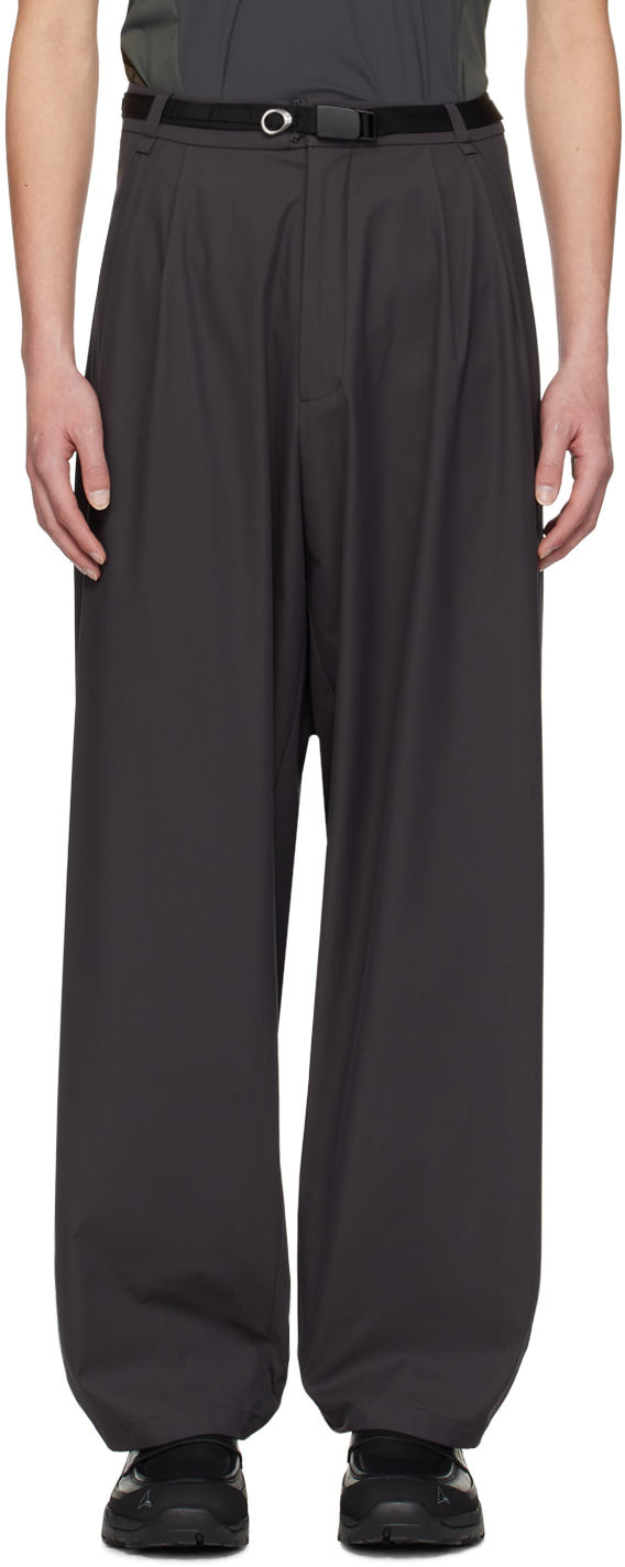 Gray Wide Trousers