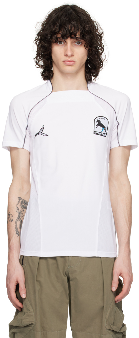 White Football T-Shirt