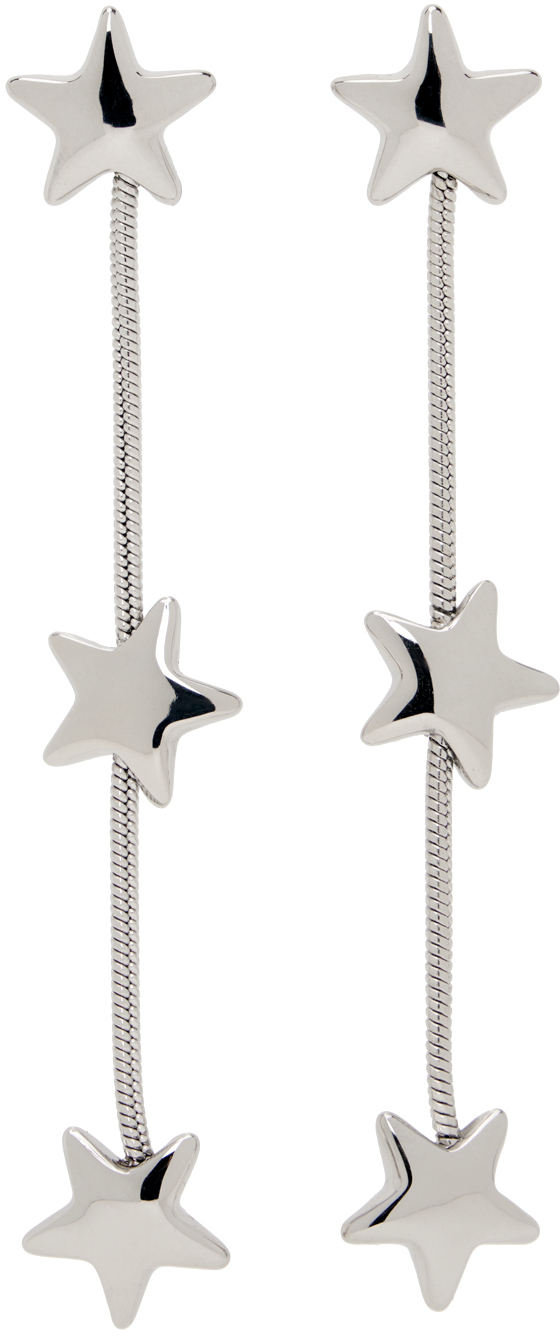 Silver Shooting Star Earrings
