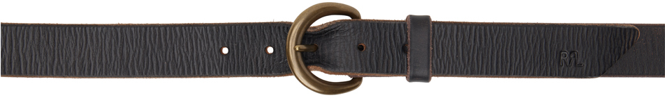 Brown Tumbled Leather Belt
