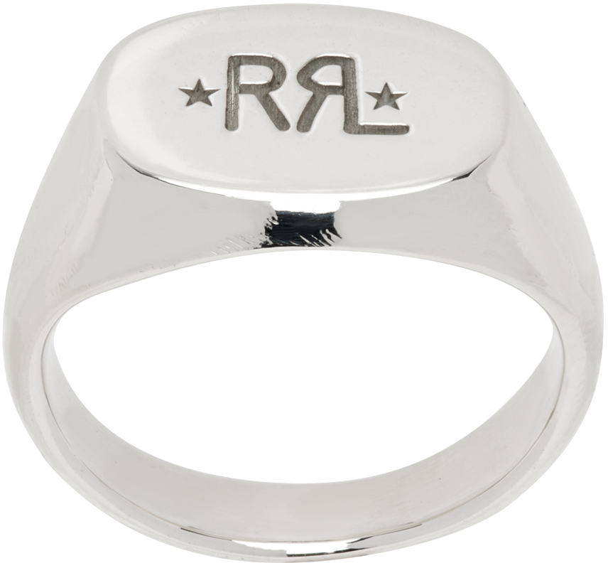 Rrl Silver Signet Ring