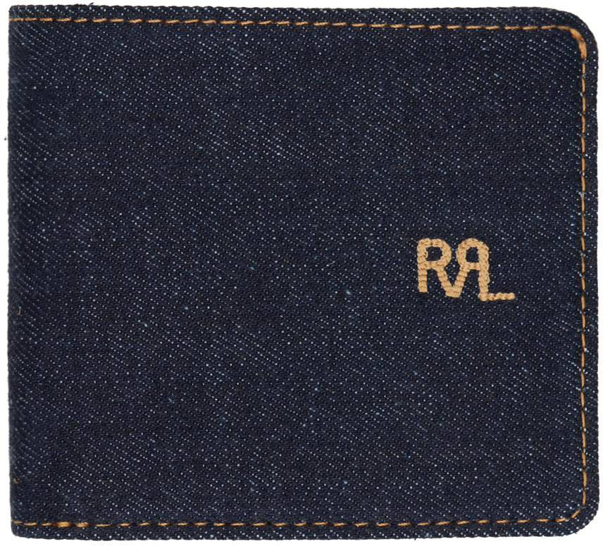 RRL: インディゴ デニム Billfold 財布 | SSENSE 日本