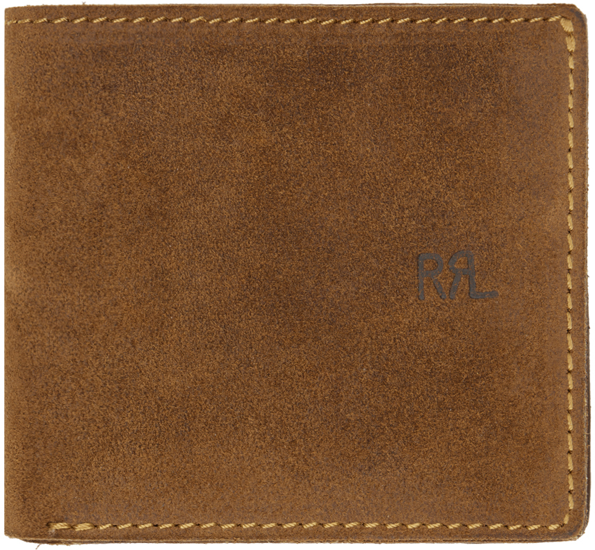 Brown 2024 suede wallet