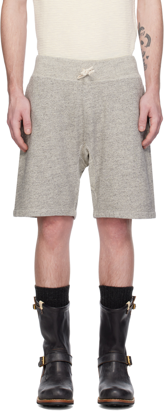 Gray Garment-Dyed Shorts