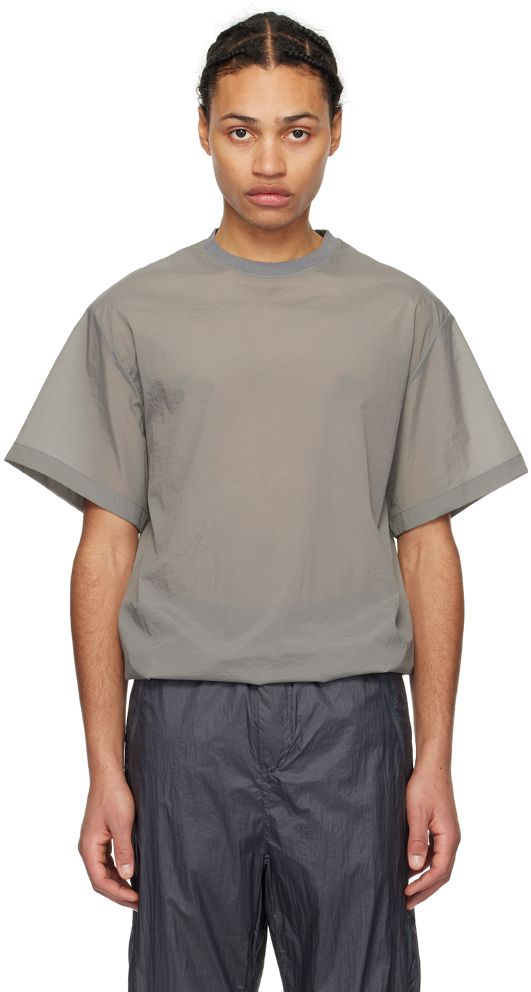 Gray Drawstring T-Shirt
