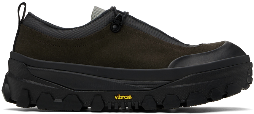 Shop Amomento Brown & Black Vibram Sneakers In Mix