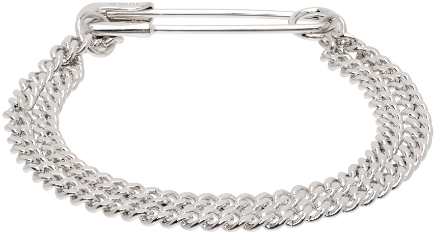 Numbering SSENSE Exclusive Silver #5925 Chain Link Bracelet