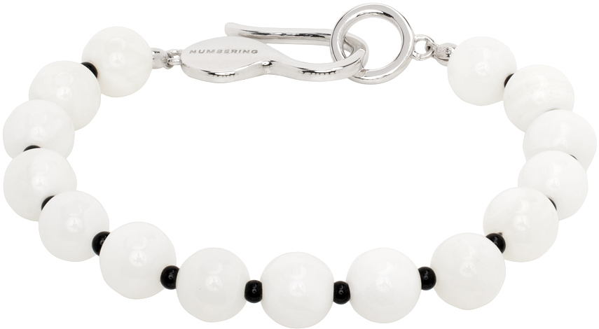 White Mother-Of-Pearl Beads Bracelet
