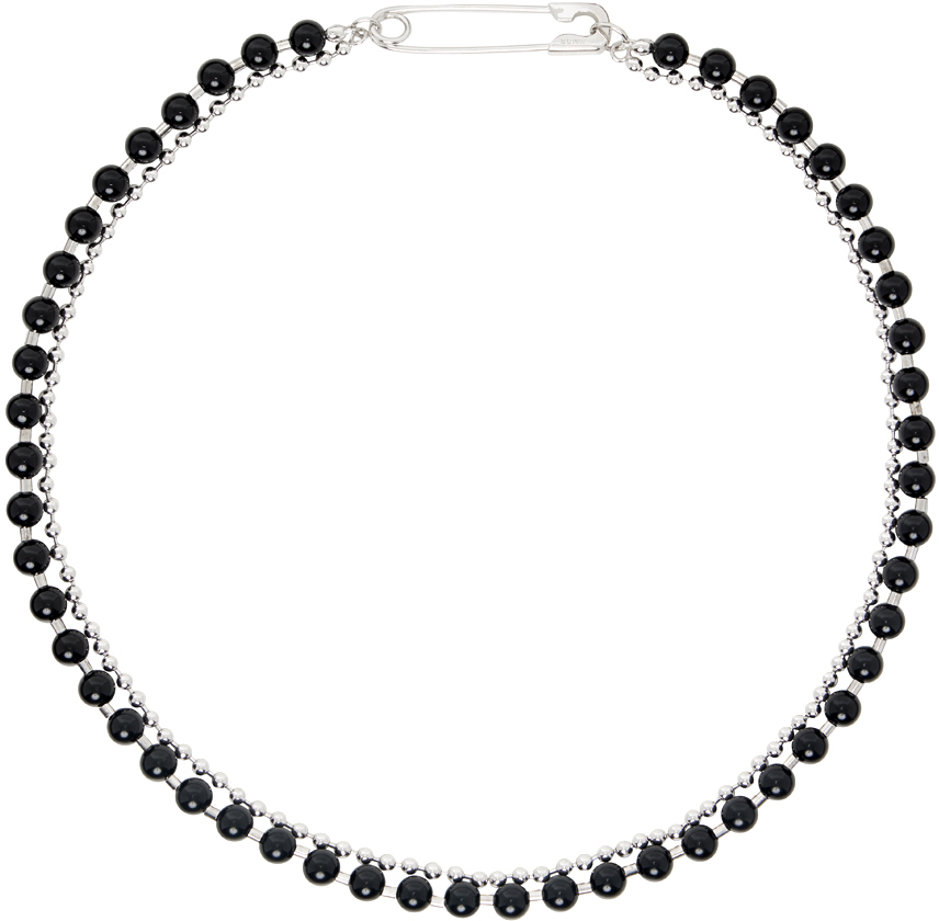 Silver & Black #9709 Necklace