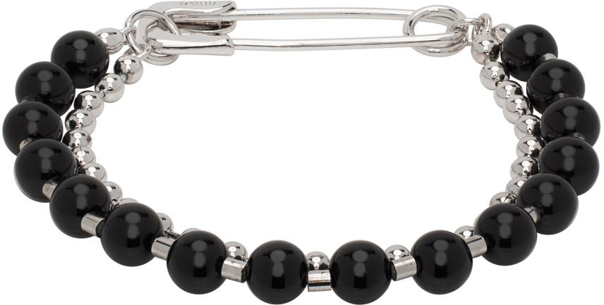 Silver & Black #9909 Bracelet