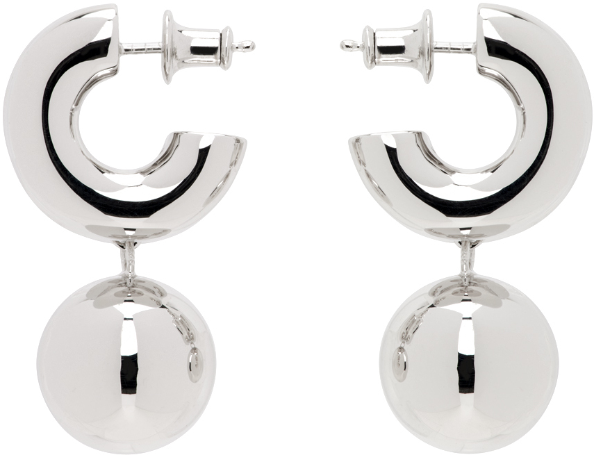 Numbering Silver #5138 Earrings In Metallic