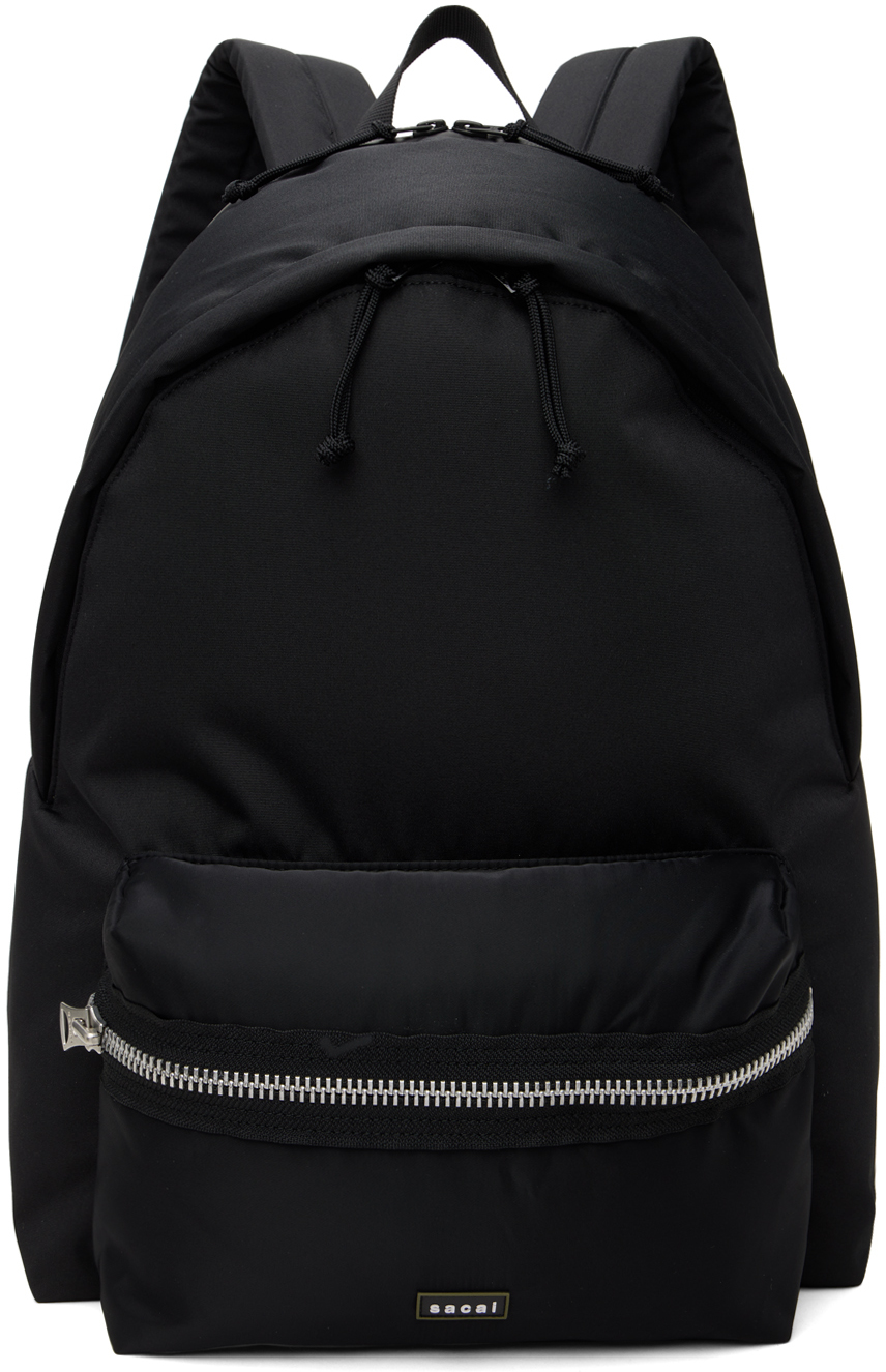 Black Pocket Backpack