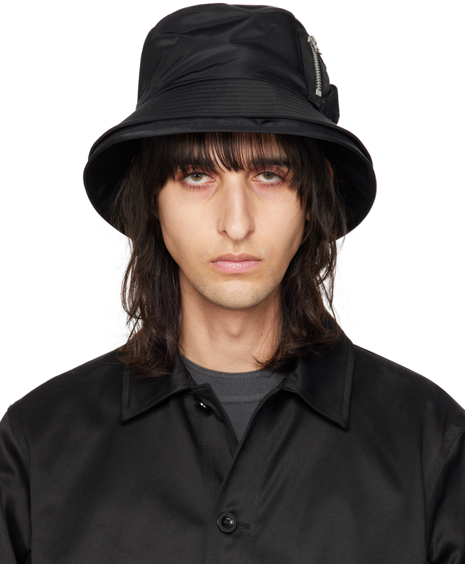 sacai サカイ ハット Double Brim Hat ブラックblack - 帽子