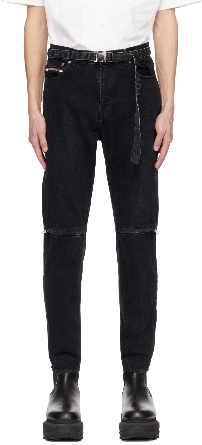 Sacai ニージップベルテッドデニムパンツ めづらい
