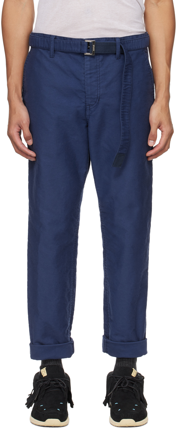 Navy Three-Pocket Trousers