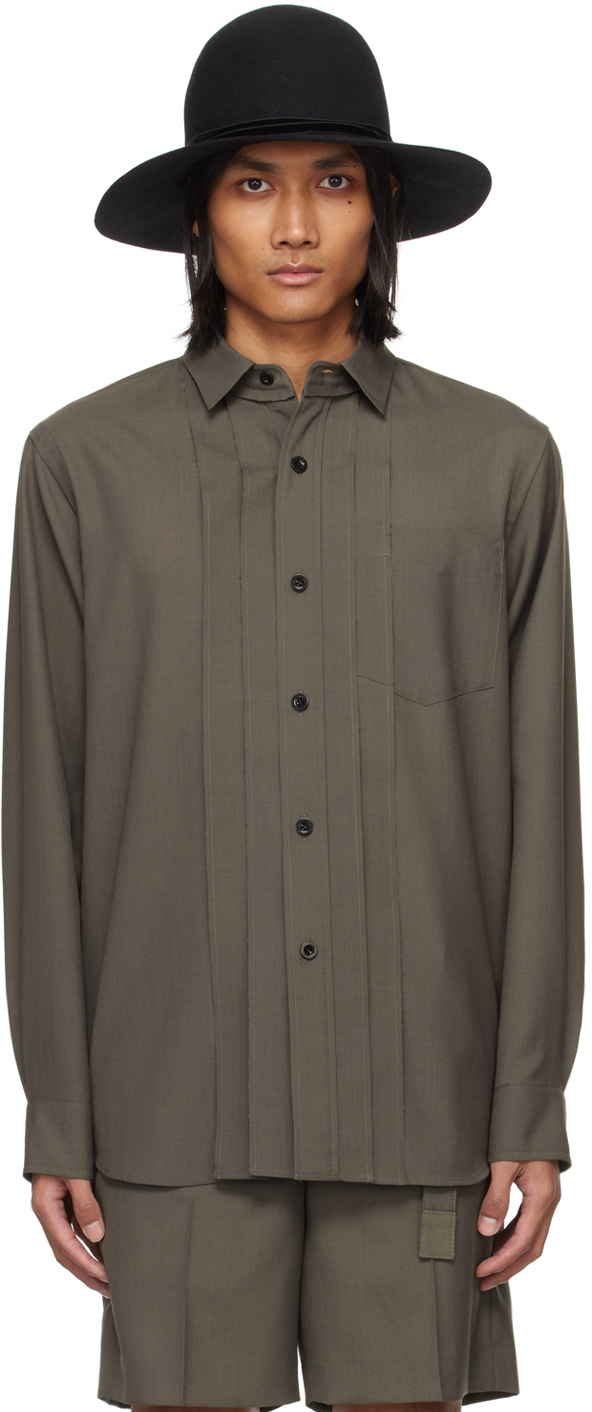 Taupe Suiting Shirt