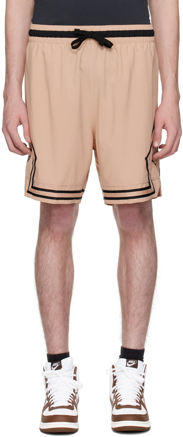 Brown Sport Diamond Shorts