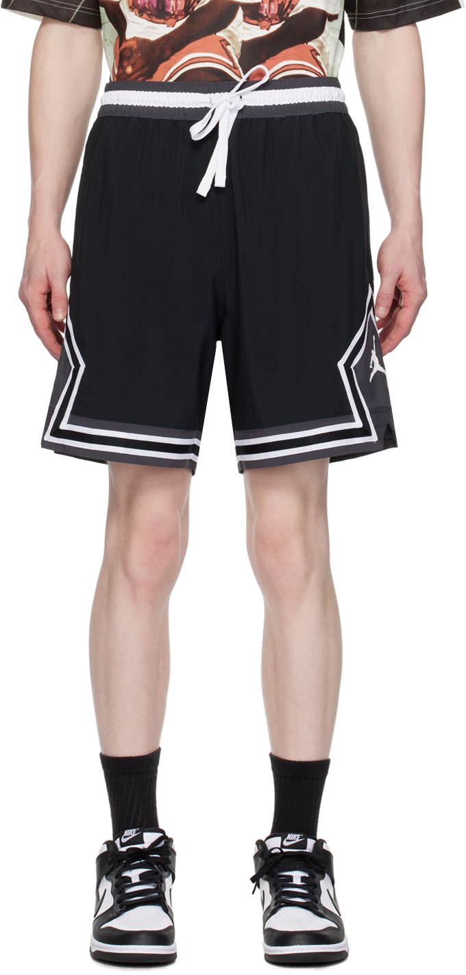 Nike Jordan: Black Dri-FIT Sport Diamond Shorts