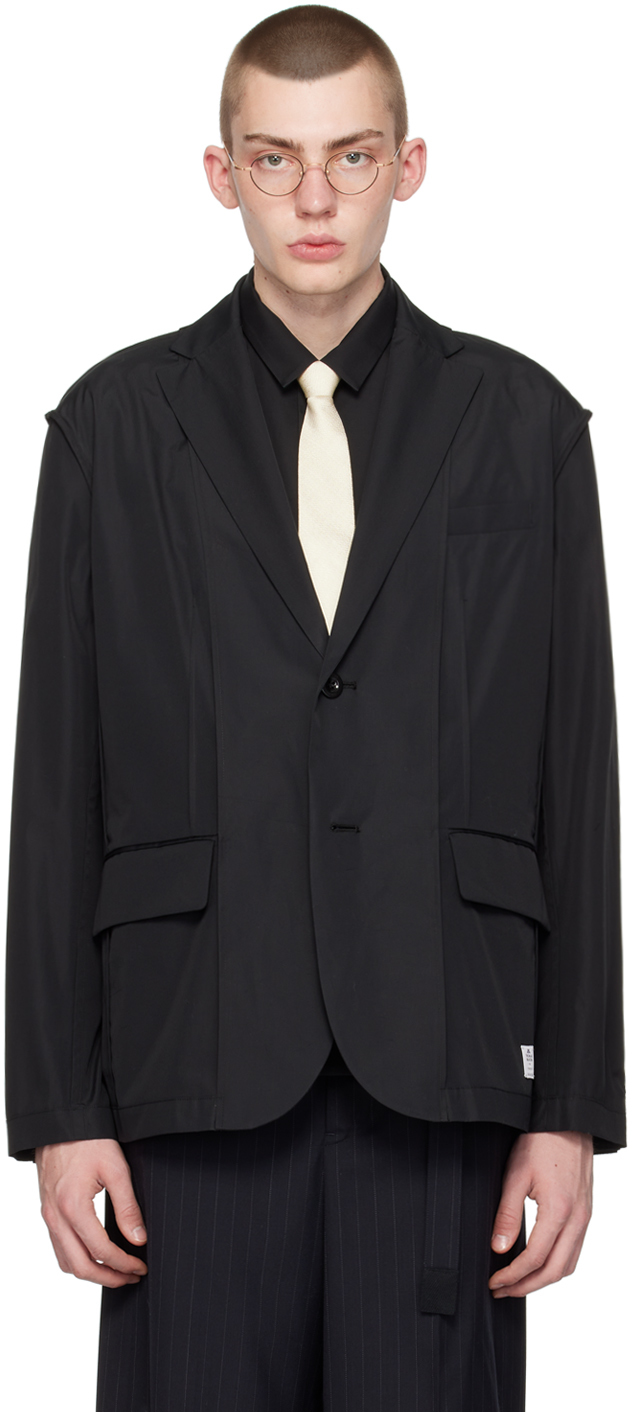 Notched blazer hot sale