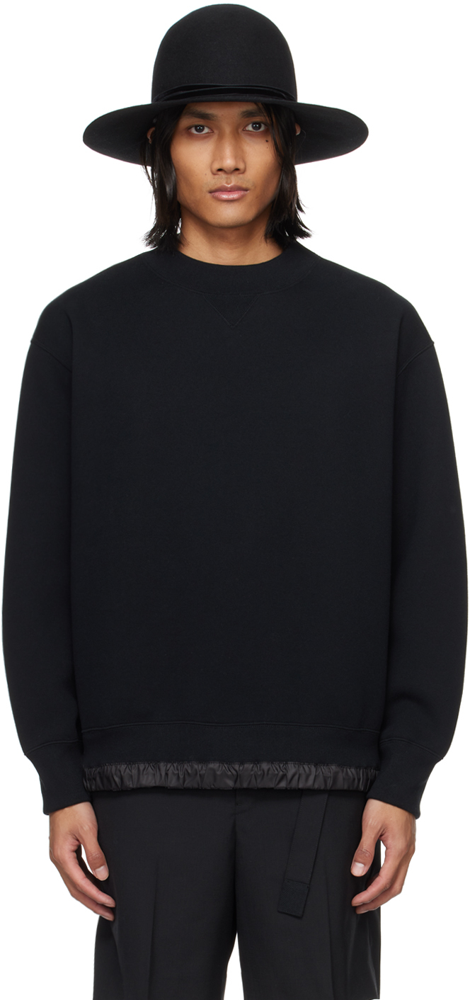 Black Sponge Sweatshirt