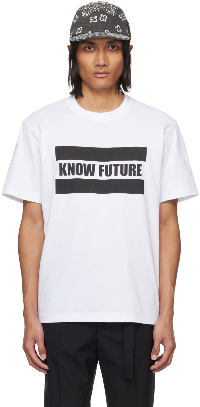 ホワイト Know Future Tシャツ