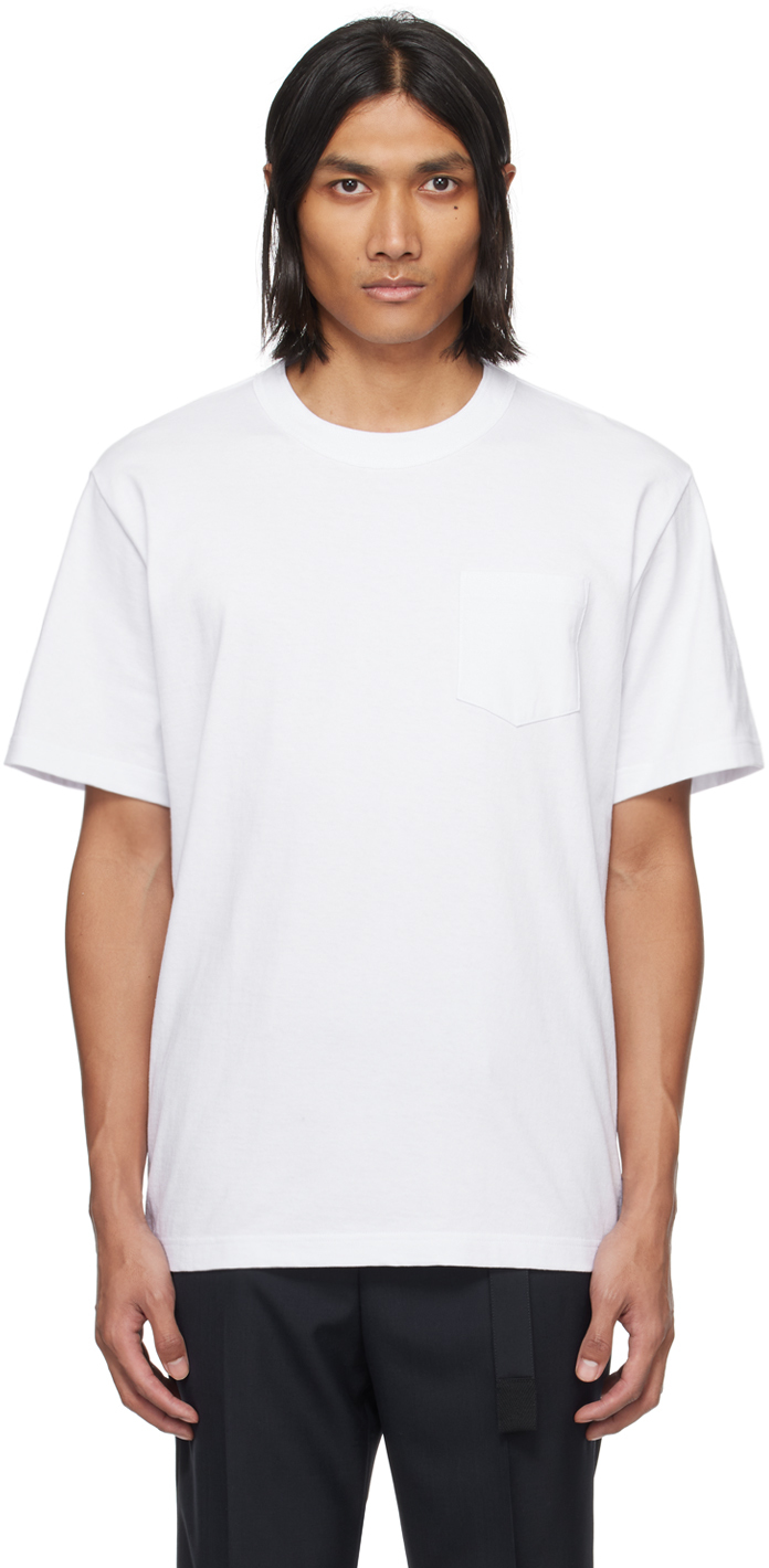 White Zip T-Shirt