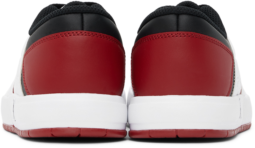 NIKE KIDS WHITE NU RETRO 1 LOW BIG KIDS SNEAKERS 