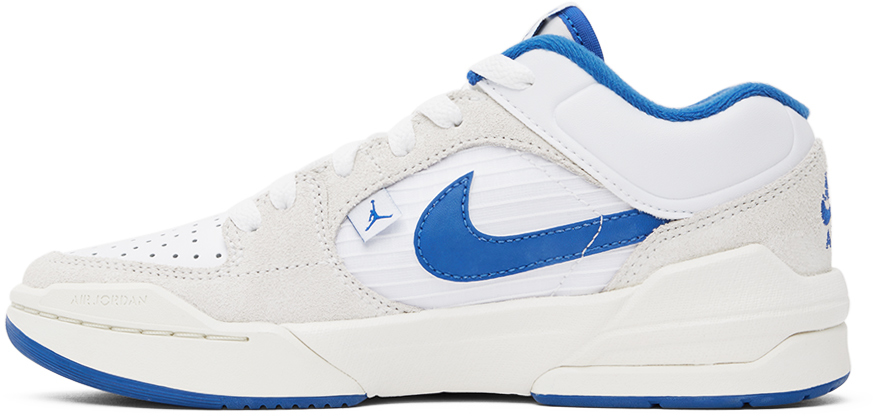 Nike Jordan Stadium 90 Sneakers In White/game Royal-bla