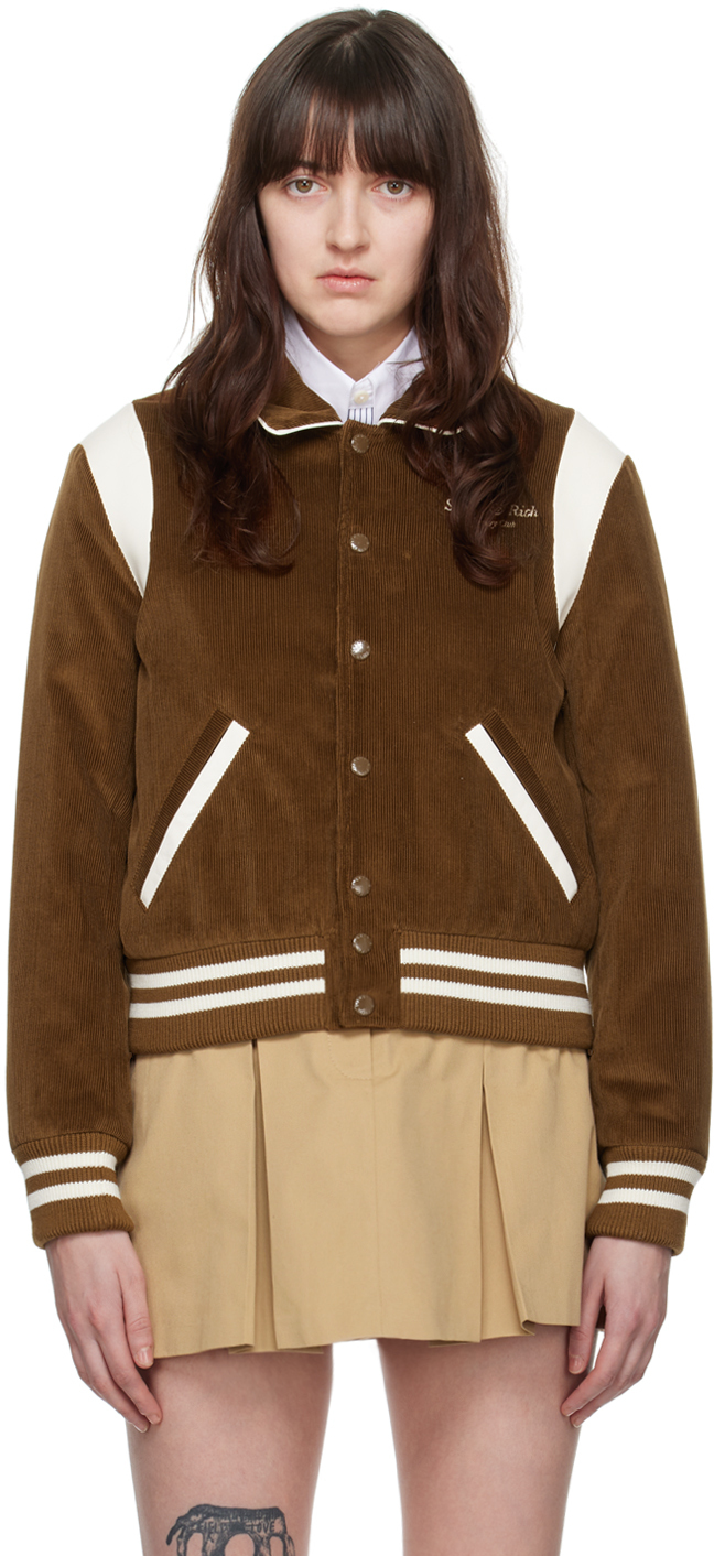 Sporty And Rich Brown Sr Sport Jacket