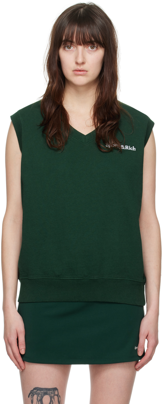 Green Serif Vest
