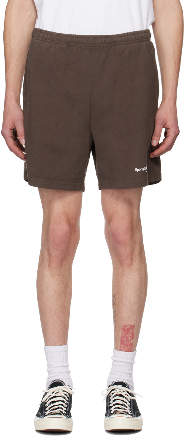 Brown 'Athletic Club' Shorts