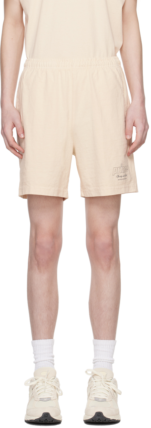 【信頼】 & Sporty RichのPrinceエディション ショート Rebound ベージュ パンツ