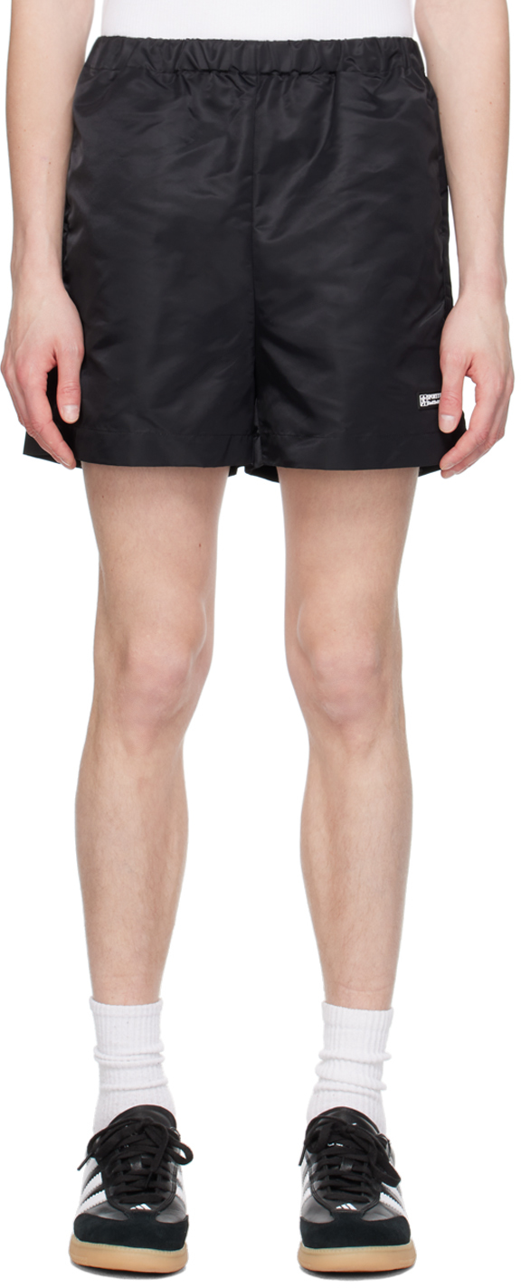 Black 'Good Health' Shorts